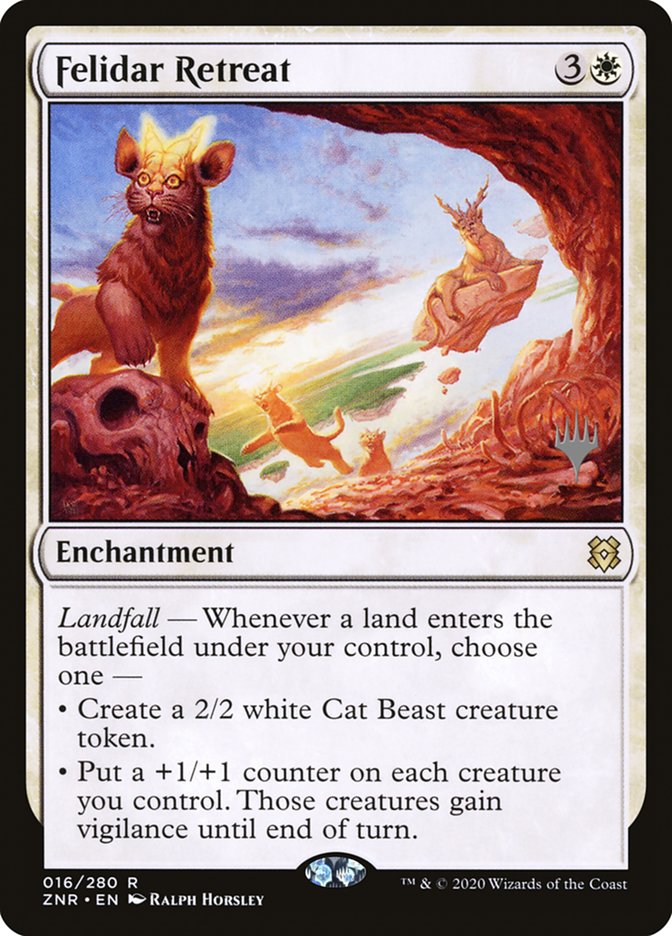 Felidar Retreat (Promo Pack) [Zendikar Rising Promos] | Pegasus Games WI