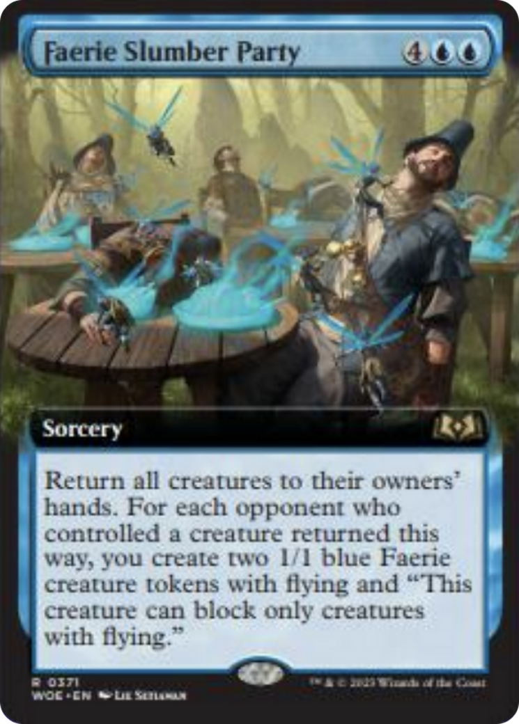 Faerie Slumber Party (Extended Art) [Wilds of Eldraine] | Pegasus Games WI