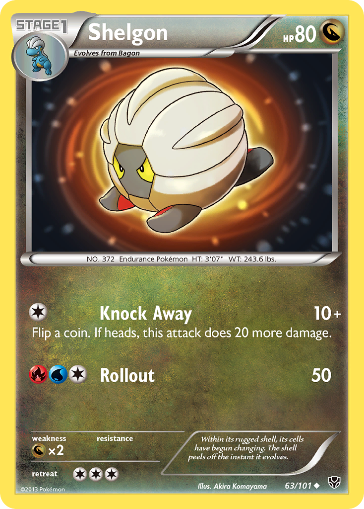 Shelgon (63/101) [Black & White: Plasma Blast] | Pegasus Games WI