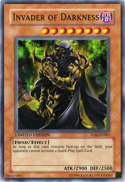 Invader of Darkness [TLM-ENSE1] Ultra Rare | Pegasus Games WI