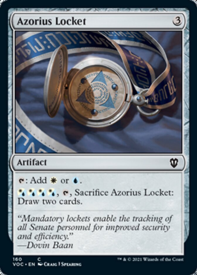 Azorius Locket [Innistrad: Crimson Vow Commander] | Pegasus Games WI