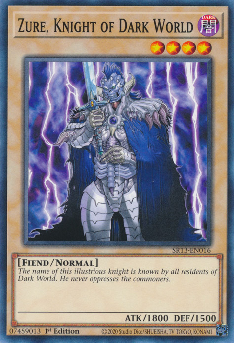 Zure, Knight of Dark World [SR13-EN016] Common | Pegasus Games WI