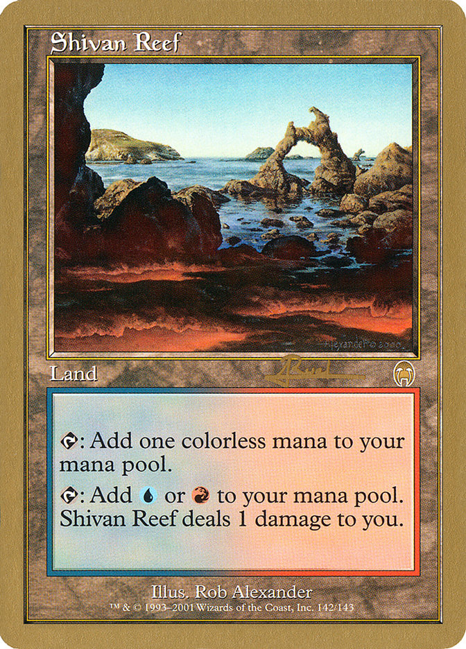 Shivan Reef (Antoine Ruel) [World Championship Decks 2001] | Pegasus Games WI