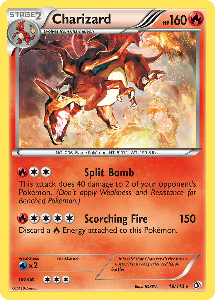 Charizard (19/113) [Black & White: Legendary Treasures] | Pegasus Games WI