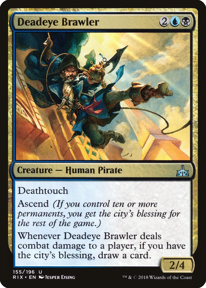 Deadeye Brawler [Rivals of Ixalan] | Pegasus Games WI