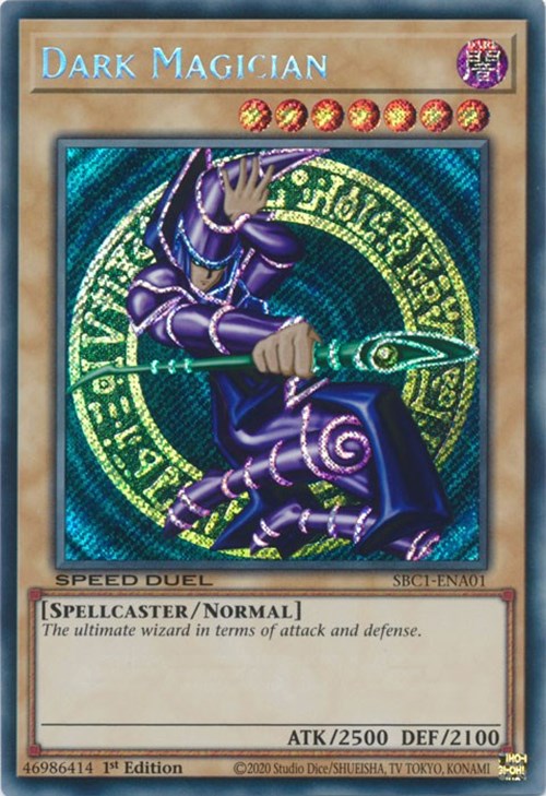 Dark Magician [SBC1-ENA01] Secret Rare | Pegasus Games WI