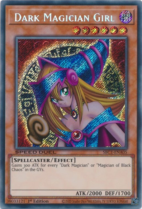 Dark Magician Girl [SBC1-ENA05] Secret Rare | Pegasus Games WI