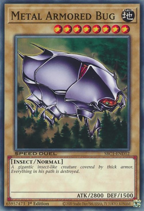 Metal Armored Bug [SBC1-END12] Common | Pegasus Games WI