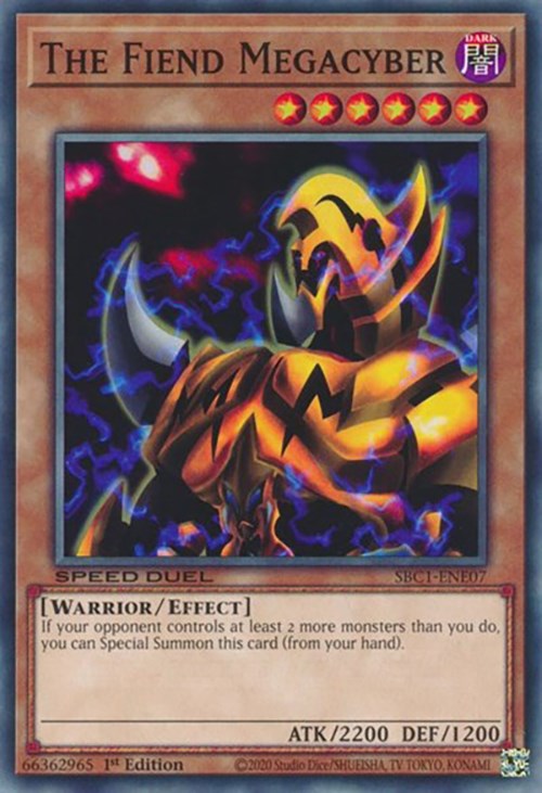 The Fiend Megacyber [SBC1-ENE07] Common | Pegasus Games WI
