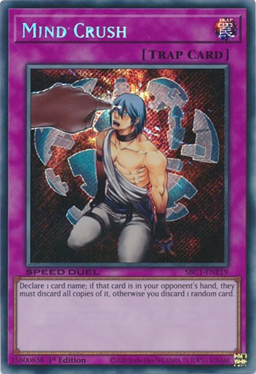 Mind Crush (Secret Rare) [SBC1-ENE19] Secret Rare | Pegasus Games WI
