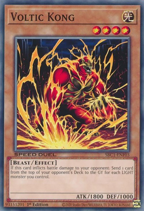 Voltic Kong [SBC1-ENF03] Common | Pegasus Games WI