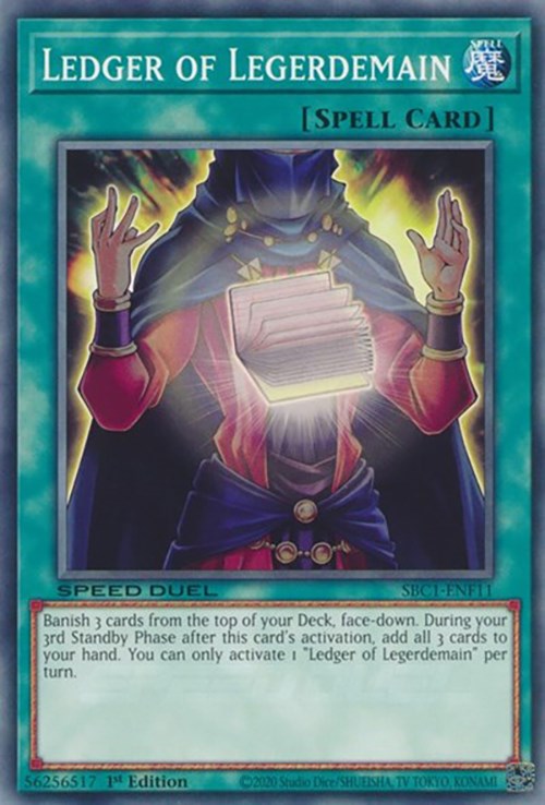 Ledger of Legerdemain [SBC1-ENF11] Common | Pegasus Games WI