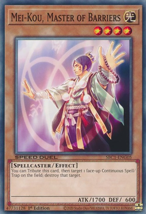 Mei-Kou, Master of Barriers [SBC1-ENG05] Common | Pegasus Games WI