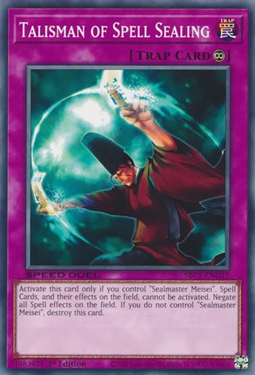 Talisman of Spell Sealing [SBC1-ENG17] Common | Pegasus Games WI