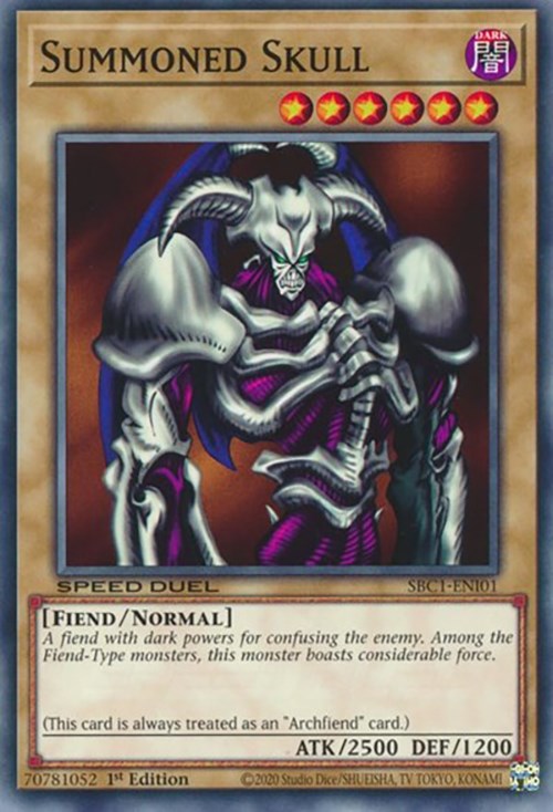 Summoned Skull [SBC1-ENI01] Common | Pegasus Games WI