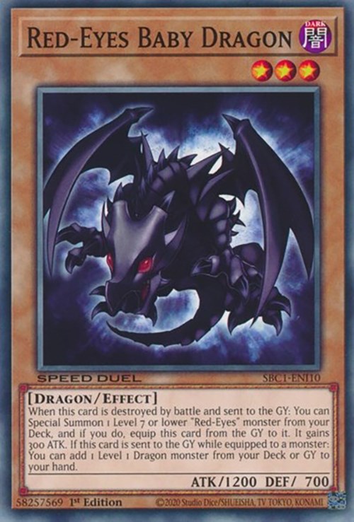 Red-Eyes Baby Dragon [SBC1-ENI10] Common | Pegasus Games WI