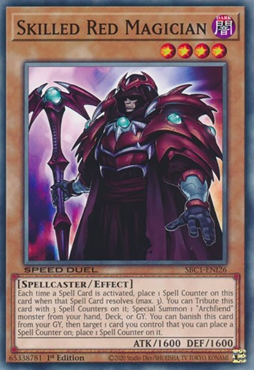 Skilled Red Magician [SBC1-ENI26] Common | Pegasus Games WI