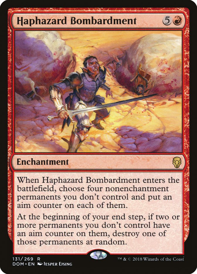 Haphazard Bombardment [Dominaria] | Pegasus Games WI