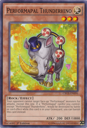 Performapal Thunderhino [CROS-EN096] Common | Pegasus Games WI