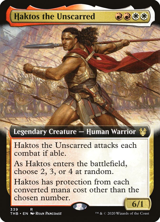 Haktos the Unscarred (Extended Art) [Theros Beyond Death] | Pegasus Games WI