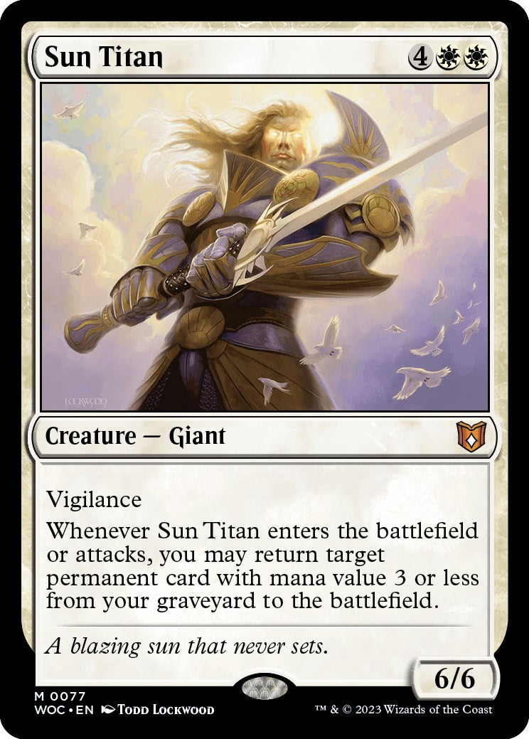 Sun Titan [Wilds of Eldraine Commander] | Pegasus Games WI