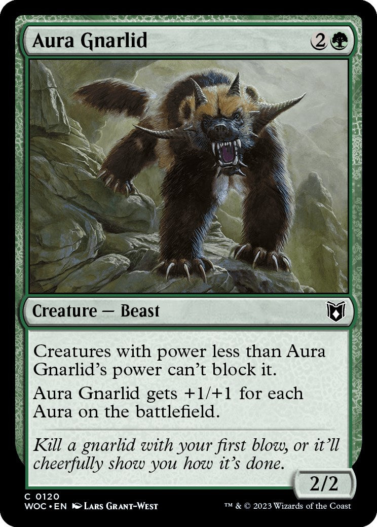 Aura Gnarlid [Wilds of Eldraine Commander] | Pegasus Games WI