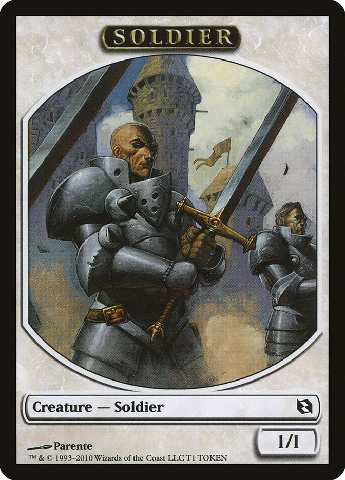 Soldier Token [Duel Decks: Elspeth vs. Tezzeret Tokens] | Pegasus Games WI