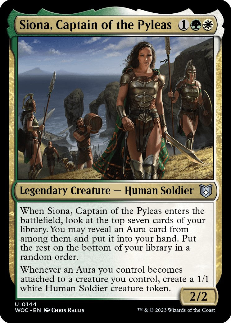 Siona, Captain of the Pyleas [Wilds of Eldraine Commander] | Pegasus Games WI