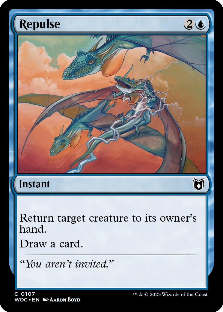 Repulse [Wilds of Eldraine Commander] | Pegasus Games WI