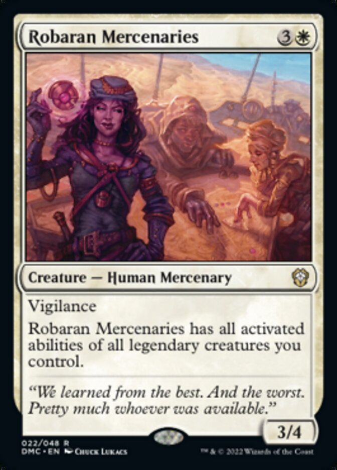 Robaran Mercenaries [Dominaria United Commander] | Pegasus Games WI