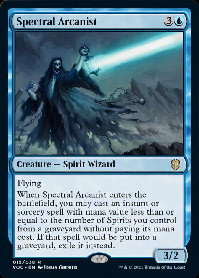 Spectral Arcanist [Innistrad: Crimson Vow Commander] | Pegasus Games WI