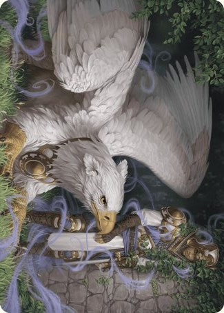 Dutiful Griffin Art Card [Wilds of Eldraine Art Series] | Pegasus Games WI