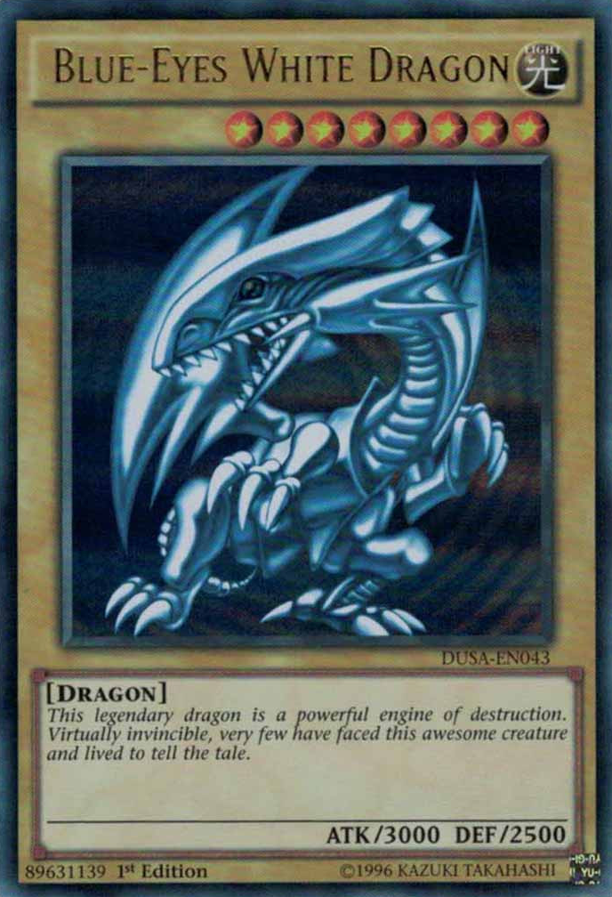 Blue-Eyes White Dragon [DUSA-EN043] Ultra Rare | Pegasus Games WI