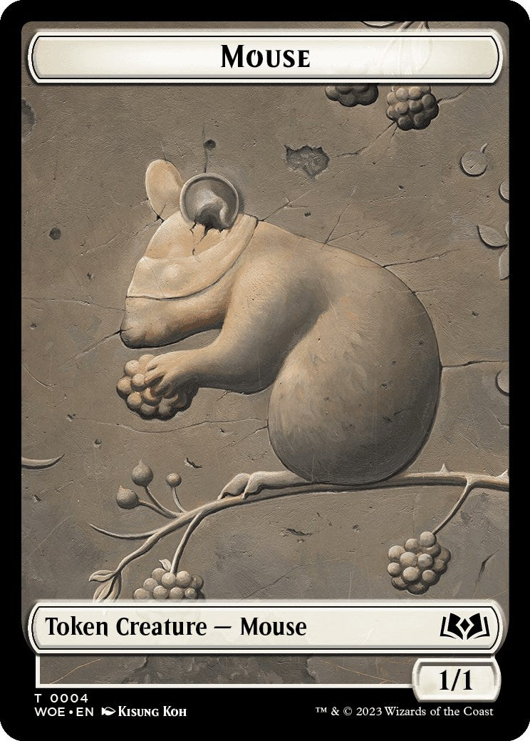 Mouse Token [Wilds of Eldraine Tokens] | Pegasus Games WI