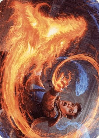 Frantic Firebolt Art Card [Wilds of Eldraine Art Series] | Pegasus Games WI