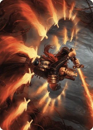 Heartflame Duelist Art Card [Wilds of Eldraine Art Series] | Pegasus Games WI