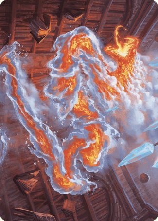 Scalding Viper Art Card [Wilds of Eldraine Art Series] | Pegasus Games WI