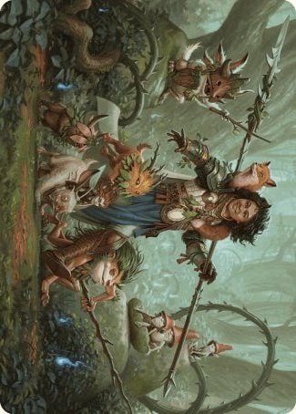 Ellivere of the Wild Court Art Card [Wilds of Eldraine Art Series] | Pegasus Games WI