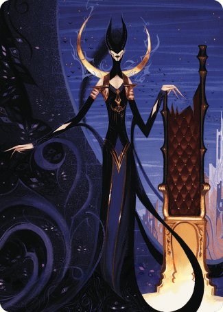 Ashiok, Wicked Manipulator Art Card (57/81) [Wilds of Eldraine Art Series] | Pegasus Games WI