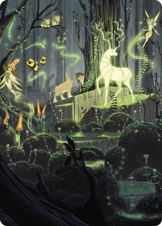 Primal Vigor Art Card [Wilds of Eldraine Art Series] | Pegasus Games WI