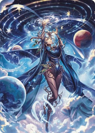 Omniscience Anime Art Card [Wilds of Eldraine Art Series] | Pegasus Games WI