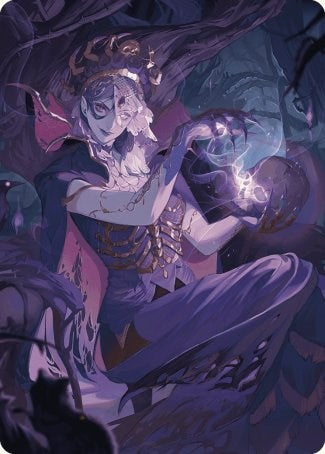 Necropotence Art Card [Wilds of Eldraine Art Series] | Pegasus Games WI