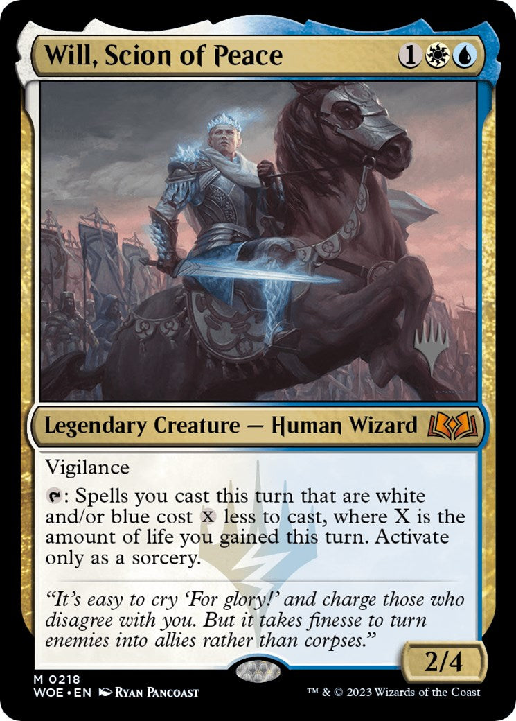 Will, Scion of Peace (Promo Pack) [Wilds of Eldraine Promos] | Pegasus Games WI