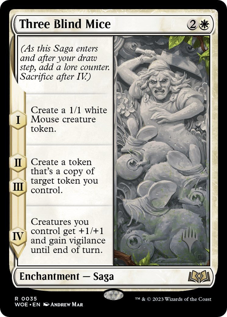 Three Blind Mice (Promo Pack) [Wilds of Eldraine Promos] | Pegasus Games WI