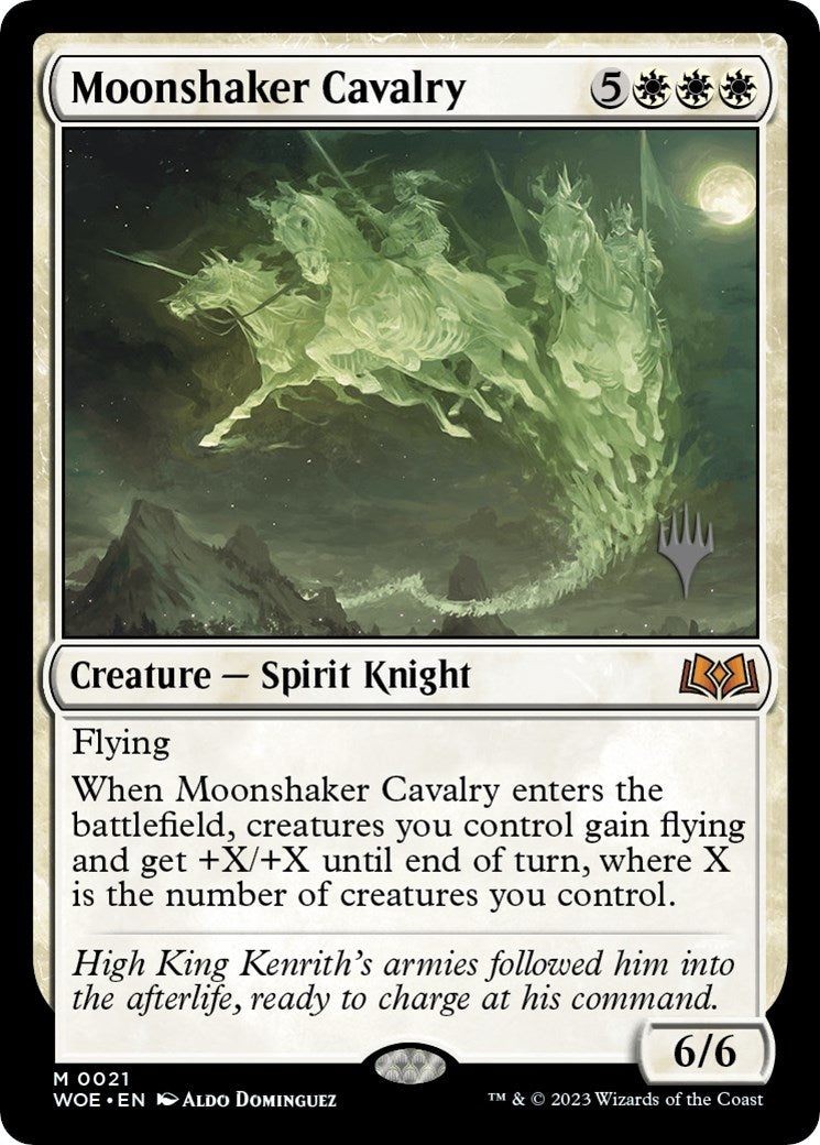 Moonshaker Cavalry (Promo Pack) [Wilds of Eldraine Promos] | Pegasus Games WI