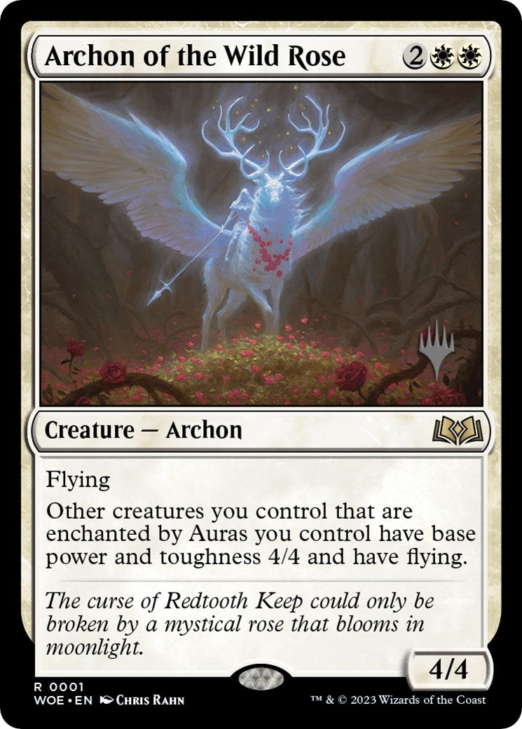 Archon of the Wild Rose (Promo Pack) [Wilds of Eldraine Promos] | Pegasus Games WI