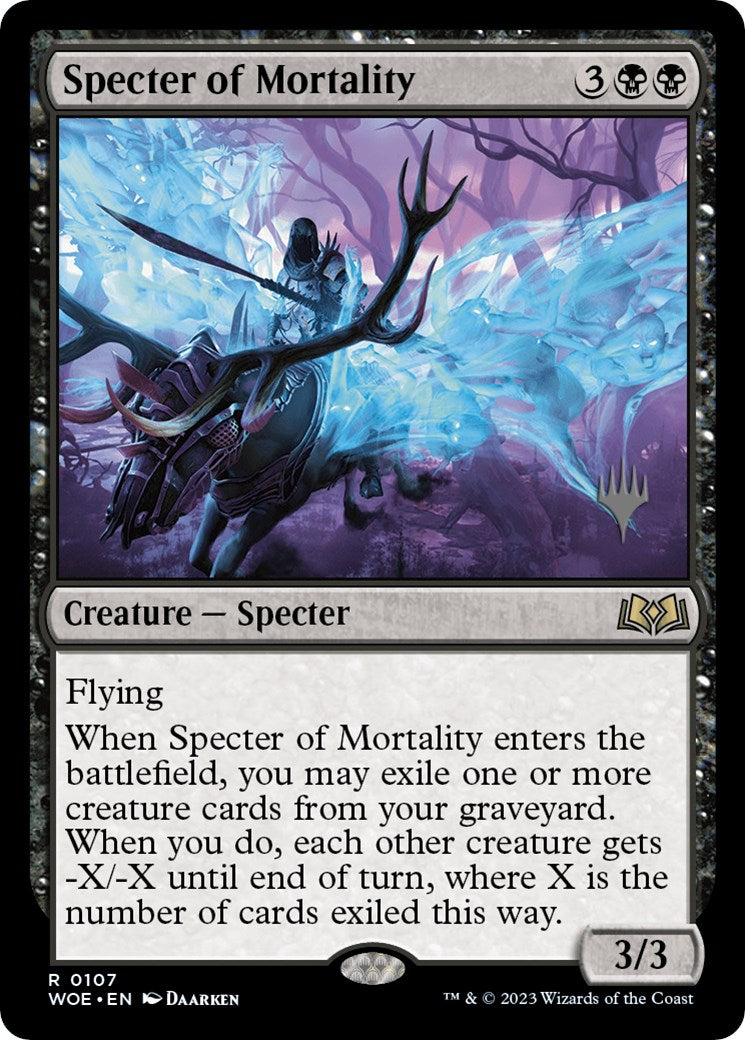 Specter of Mortality (Promo Pack) [Wilds of Eldraine Promos] | Pegasus Games WI