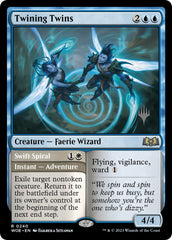 Twining Twins // Swift Spiral (Promo Pack) [Wilds of Eldraine Promos] | Pegasus Games WI