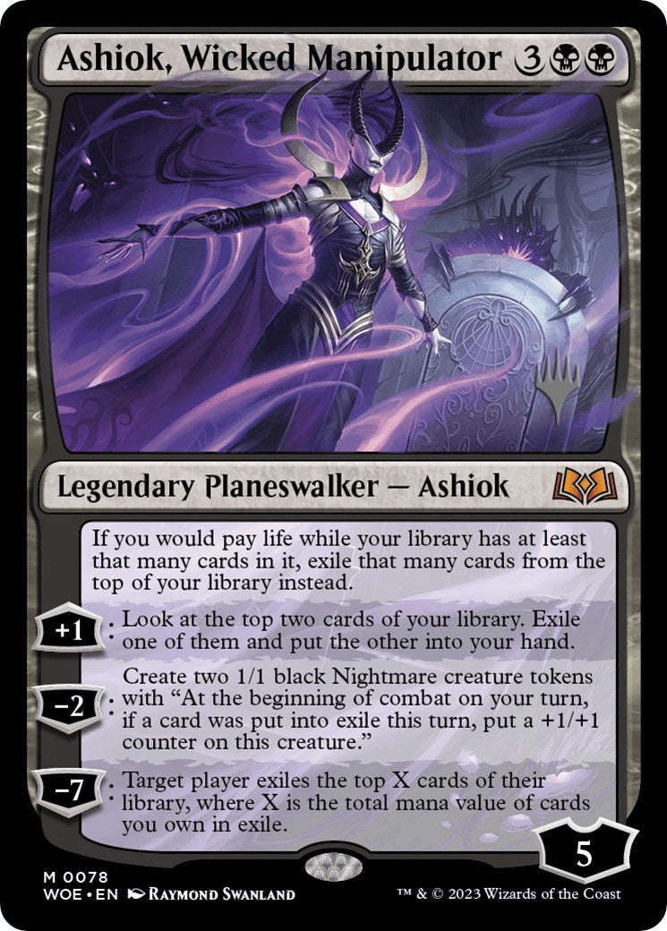 Ashiok, Wicked Manipulator (Promo Pack) [Wilds of Eldraine Promos] | Pegasus Games WI