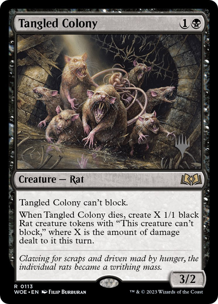 Tangled Colony (Promo Pack) [Wilds of Eldraine Promos] | Pegasus Games WI
